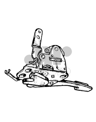 SERRATURA ANTERIORE DESTRO MANUALE FIAT CINQUECENTO 0193  0198