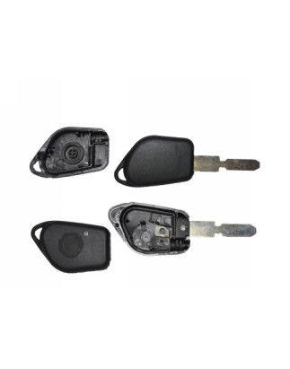 GUSCIO CHIAVE NERO 1 TASTI: TASTO APERTURA TASTO CHIUSURA LAMA HU78 PEUGEOT 406 SDN 0196  0105