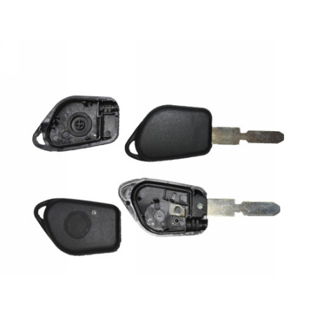 GUSCIO CHIAVE NERO 1 TASTI: TASTO APERTURA TASTO CHIUSURA LAMA HU78 PEUGEOT 406 SDN 0196  0105
