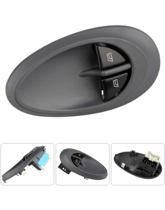 PULSANTIERA ALZACRISTALLI PORTA ANTERIORE SINISTRA 12 PIN 2 INTERRUTTORI IVECO DAILY 0100  0107