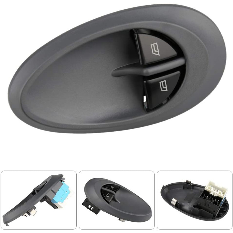 PULSANTIERA ALZACRISTALLI PORTA ANTERIORE SINISTRA 12 PIN 2 INTERRUTTORI IVECO DAILY 0100  0107