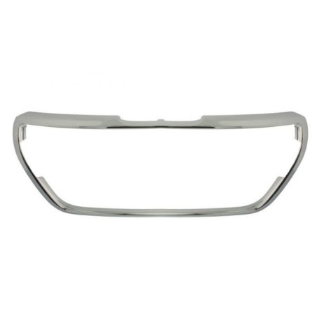 CORNICE GRIGLIA PARAURTI ANTERIORE CENTRALE CROMATA PEUGEOT 208 0115  0119