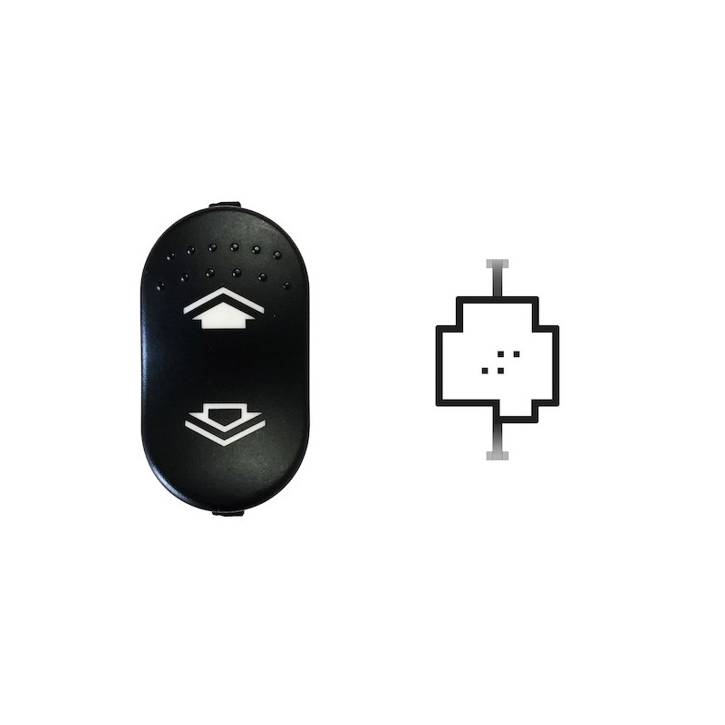 INTERRUTTORE ALZACRISTALLI PORTA ANTERIORE SINISTRA 4 PIN 1 INTERRUTTORE FORD FOCUS 0198  0104