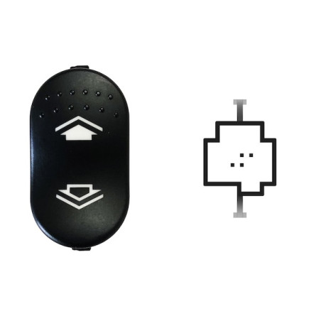 INTERRUTTORE ALZACRISTALLI PORTA ANTERIORE SINISTRA 4 PIN 1 INTERRUTTORE FORD FOCUS 0198  0104