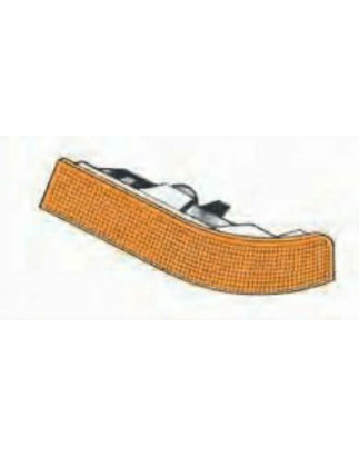 FANALE ANTERIORE SINISTRO CON PORTALAMPADA ARANCIO RENAULT 5 SUPER 0185  0195
