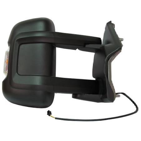 RETROVISORE ELETTRICO SINISTRO BRACCIO LUNGO TERMICO CON FANALINO INTEGRATO CITROEN JUMPER 0106  0114, FIAT DUCATO 0106  0114, 