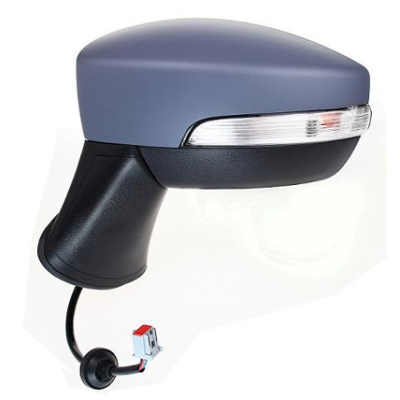 RETROVISORE ELETTRICO SINISTRO 7 PIN CON PRIMER TERMICO ASFERICO CON FANALINO INTEGRATO FORD ECOSPORT 0117