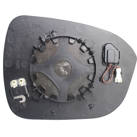 VETRO CON PIASTRA DESTRO TERMICO BLIS  NISSAN JUKE F16 0119, NISSAN QASHQAI 0121