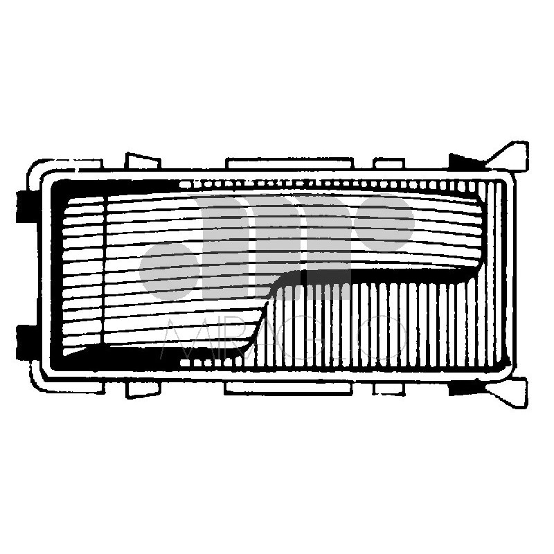 MANIGLIA INTERNA MOSTRINA IN PLASTICA NERO ANTERIOREPOSTERIORE DESTRO FIAT FIORINO 0188  0191, FIAT UNO 0183  0189, FIAT UNO 01