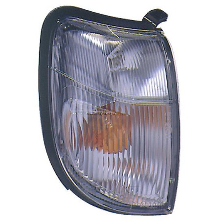 FANALE ANTERIORE DESTRO CON PORTALAMPADA BIANCO NISSAN PU D22 2WD-4WD 0198  0101
