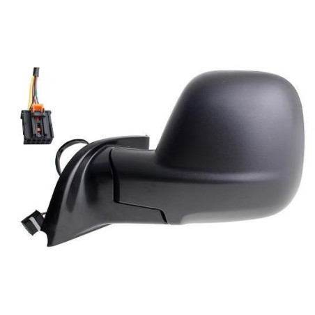 RETROVISORE ELETTRICO DESTRO NERO 5+2 PIN TERMICO CON SONDA CITROEN BERLINGO 0119, CITROEN BERLINGO VAN 0119, CITROEN JUMPYSPAC