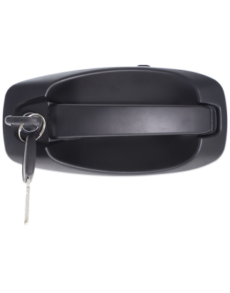 MANIGLIA ESTERNA PORTELLONE PORTA BATTENTE NERA CON CHIAVE CITROEN NEMO 0108, FIAT DOBLO 0109  0115, FIAT FIORINOQUBO 0108  011