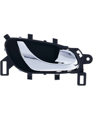 MANIGLIA INTERNA NERA CLEVA CROMATA ANTERIOREPOSTERIORE SINISTRO NISSAN PU D23 NAVARA NP300 2WD-4WD 0115, NISSAN PULSAR 0115, N