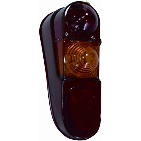 LENTE FANALE POSTERIORE DESTRA ARANCIOROSSO RENAULT 4 0168  0192 VERS 011982
