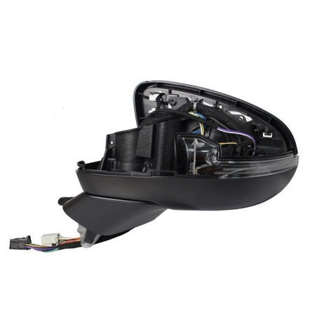 RETROVISORI ELETTRICO SINISTRO 9+7 PIN SCAL E PIASTRA TERMICO RICHIUDIBILE ELETTRICAMENTE CON FANALINO INTEGRATO CON LUCE DI CO