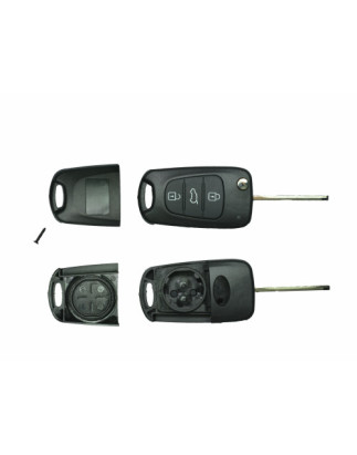 GUSCIO CHIAVE NERO 3 TASTI: TASTO APERTURA TASTO CHIUSURA TASTO PORTELLONE LAMA HYN14R HYUNDAI i20 0108  011  HYUNDAI i30 0107 