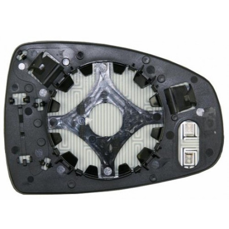 VETRO CON PIASTRA SINISTRO CROMATO ASFERICO TERMICO AUDI A1 0110  0114, AUDI A1 0114  0118