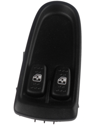PULSANTIERA ALZACRISTALLI PORTA ANTERIORE SINISTRA 6 PIN 2 INTERRUTTORI IVECO DAILY 0107  0111