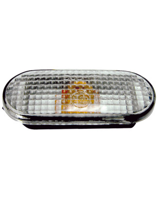 FANALE LATERALE DESTROSINISTRO SENZA PORTALAMPADA BIANCO OVALE FORD GALAXY 0195  0106, SEAT ALHABRA 0195  0110, SEAT AROSA 0197
