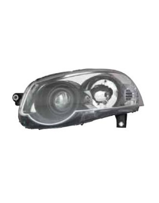 PROIETTORE DESTRO REGOLAZIONE MANUALE MODELLO TREKKING 5 PIN CON PARABOLA NERA FIAT STRADA 0112