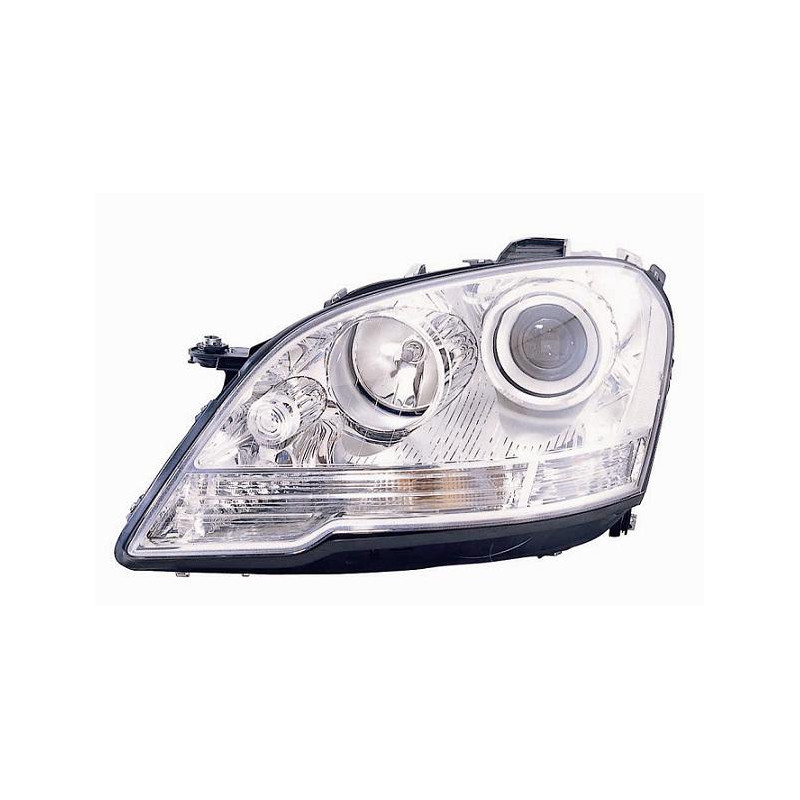 PROIETTORE DESTRO CON PARABOLA CROMATA MERCEDES-BENZ ML W164 0105  0111