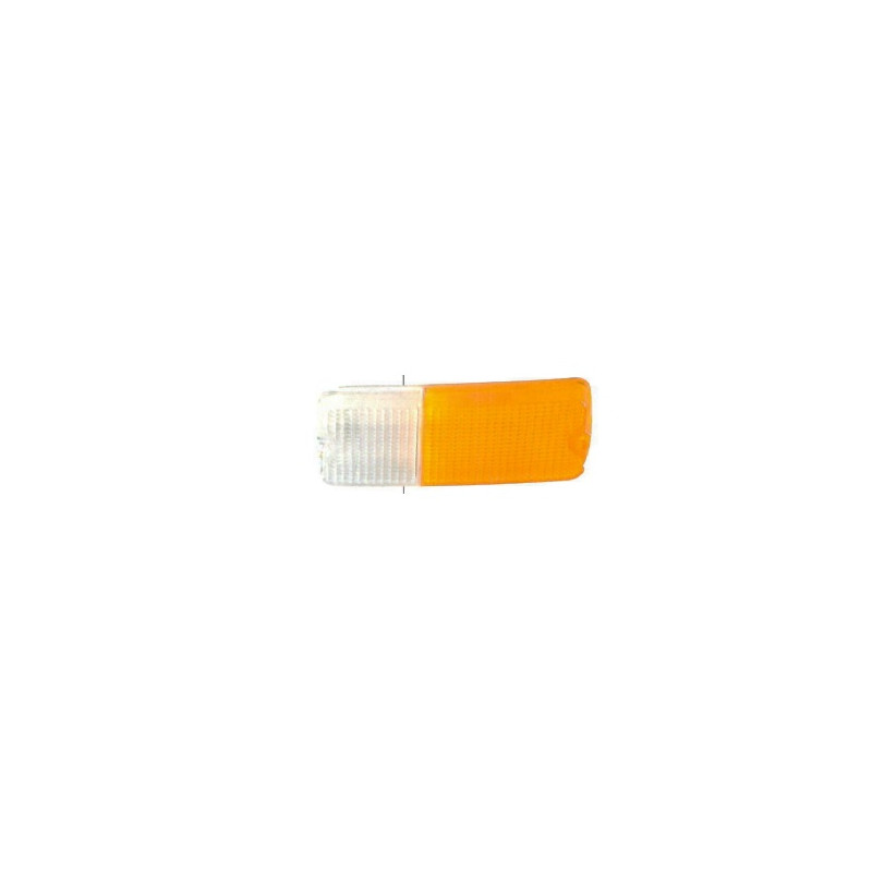 LENTE ANTERIORE SINISTRO BIANCO-ARANCIO FIAT 127 0172  1287