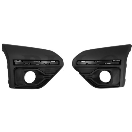 KIT GRIGLIE PARAURTI ANTERIORE DESTRASINISTRA CON SEDE FENDINEBBIA DACIA JOGGER 012  DACIA SANDERO 0116  0120